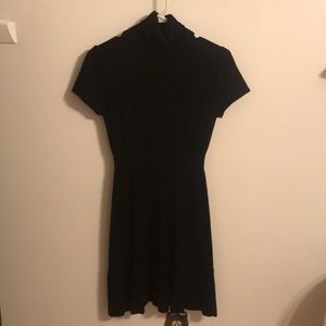 Black sweater dress